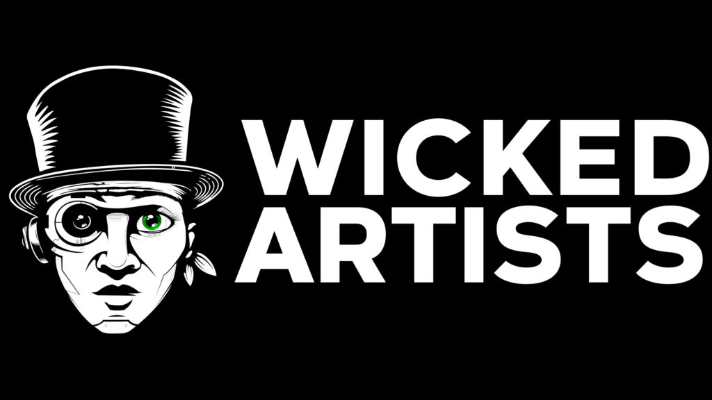 Main Logo Wicked Artists white on black